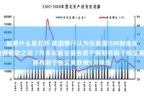 股票什么是杠杆 美国银行认为在美国ISM制造业报告等其他数据疲软之后 7月非农就业报告弱于预期有助于锁定美联储9月降息