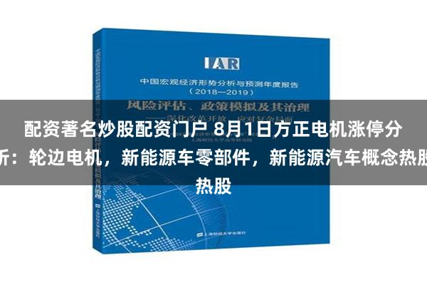 配资著名炒股配资门户 8月1日方正电机涨停分析：轮边电机，新能源车零部件，新能源汽车概念热股