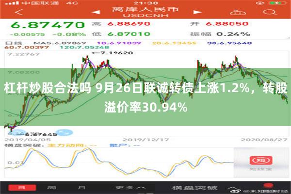 杠杆炒股合法吗 9月26日联诚转债上涨1.2%，转股溢价率30.94%